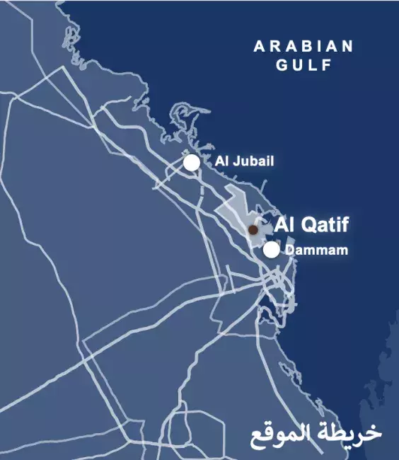 عمارة القطيف خرائط توزيع الأنماط المعمارية