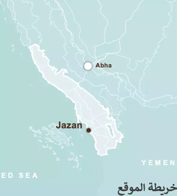 عِمَارَة ساحل تهامة - جازان - خرائط توزيع الأنماط المعمارية