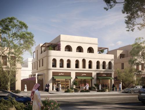 مرتفعات الطائف بناء جديد متعدد الاستخدامات منخفض الارتفاع معاصر