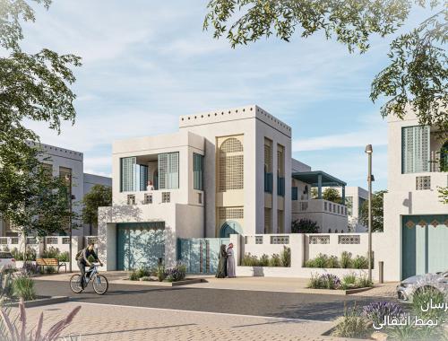 عِمَارَة جزر فرسان فيلا سكنية - نمط انتقالي