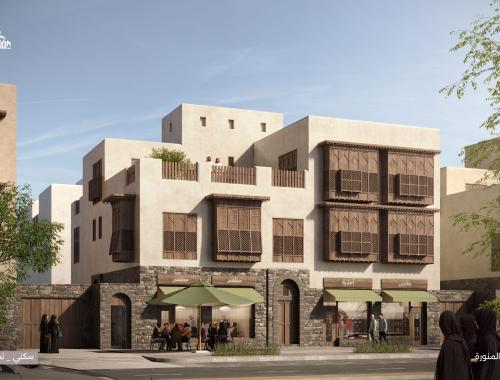 عِمَارَة المدينة المنورة سكني _ تجاري - نمط تقليدي