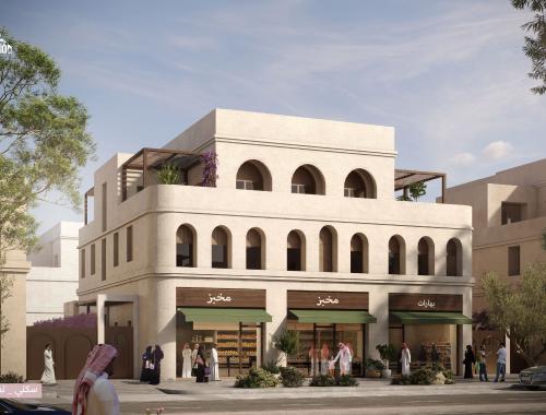 عِمَارَة الطائف سكني _ تجاري - نمط معاصر